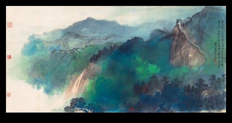 Ink Washed Elegance: חקור את עולם האמנות בצבעי מים