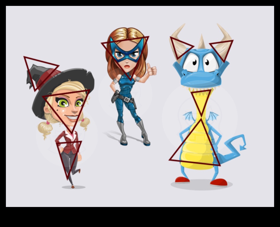 דמויות בצבע: העברת אישים באמצעות איורים