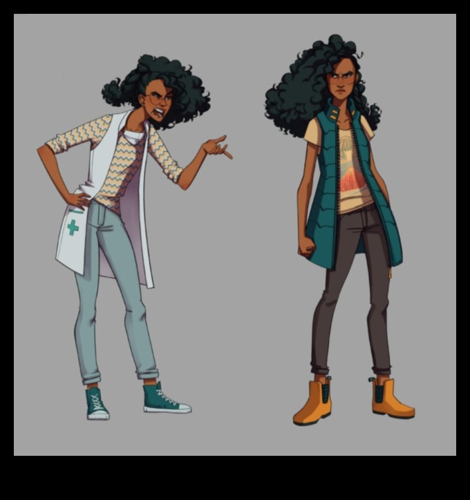 דמויות בצבע: העברת אישים באמצעות איורים