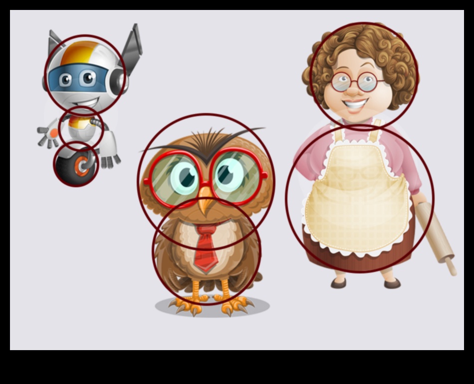 דמויות בצבע: העברת אישים באמצעות איורים