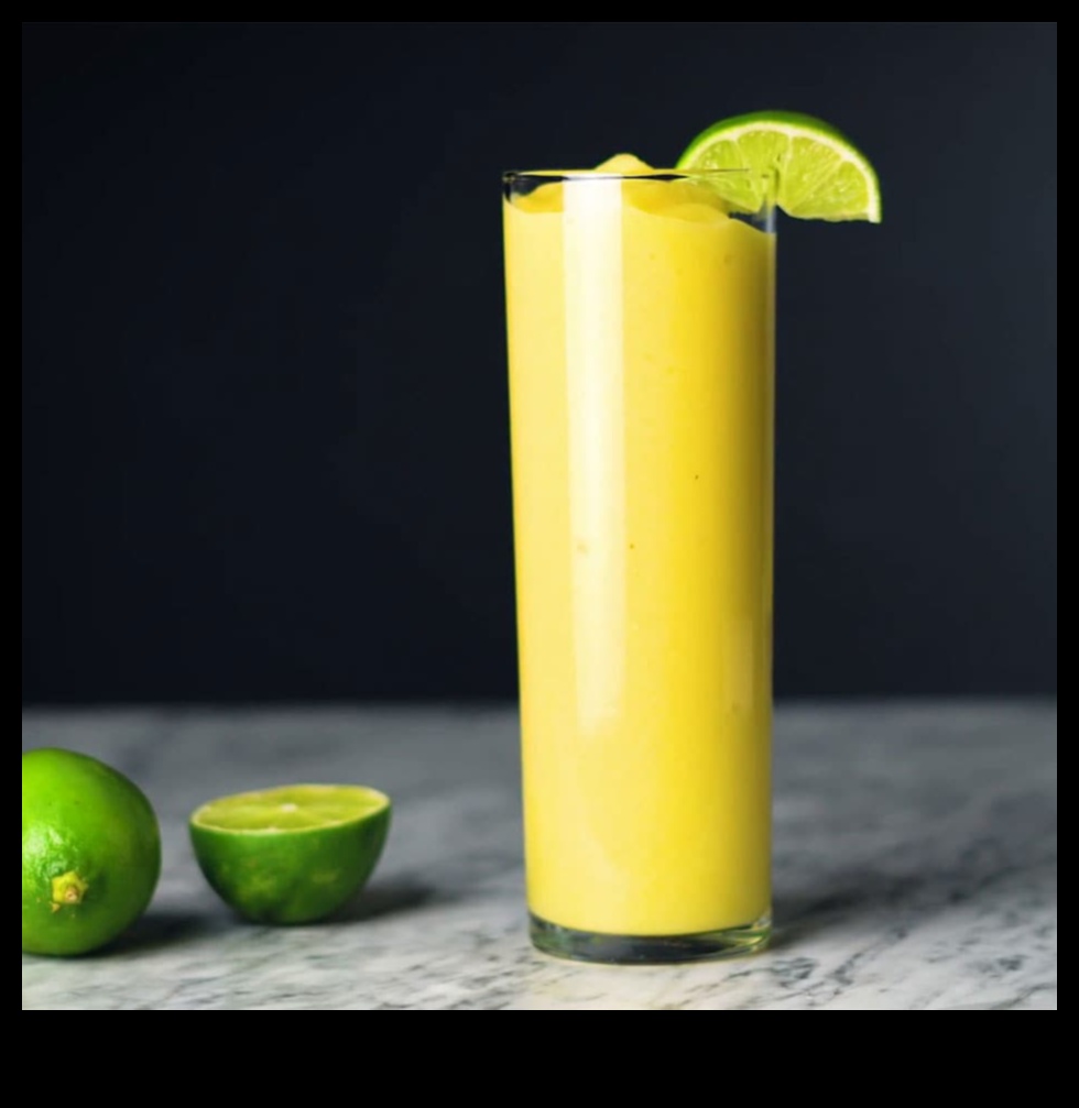 בריחה טרופית: העבר את עצמך עם שייק פירות אקזוטיים