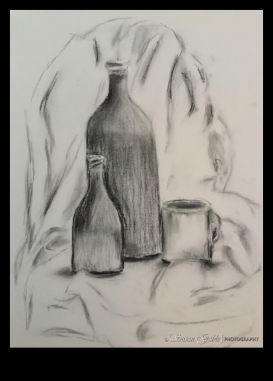 הצצה לנצח: טבע דומם בפחם