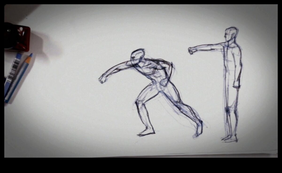 אמנות התנועה: העברת דינמיקה בציורי איור