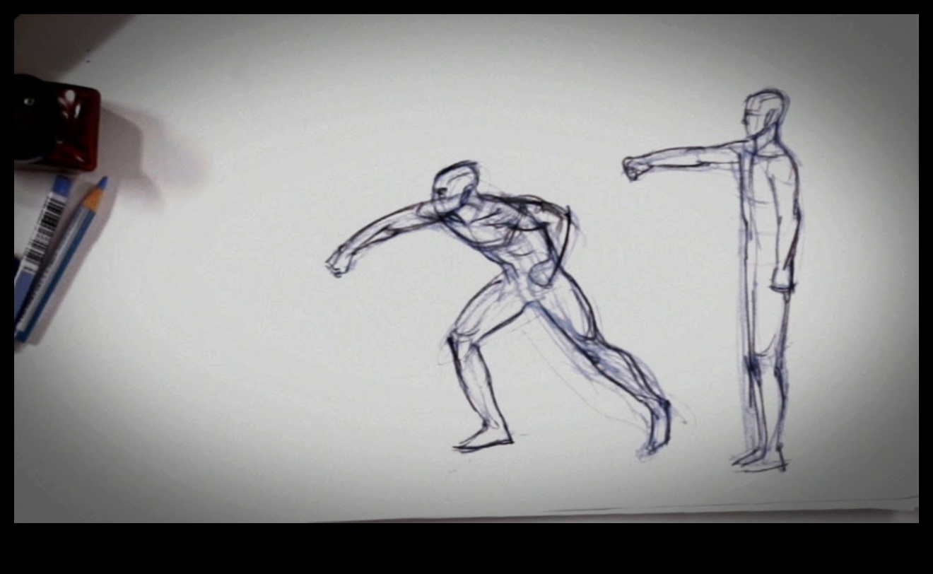 אמנות התנועה: העברת דינמיקה בציורי איור