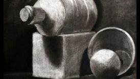 הצצה לנצח: טבע דומם בפחם