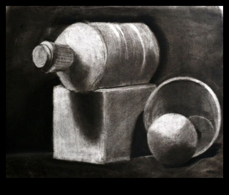 הצצה לנצח: טבע דומם בפחם