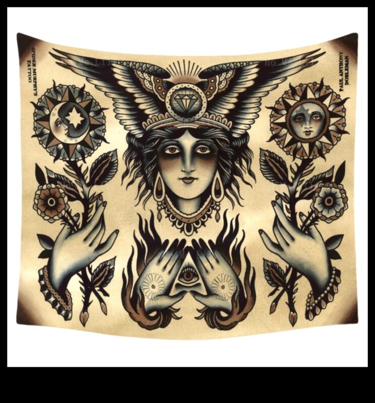 שטיח קעקועים: אריגה של סיפורים על פני הספקטרום התרבותי העולמי