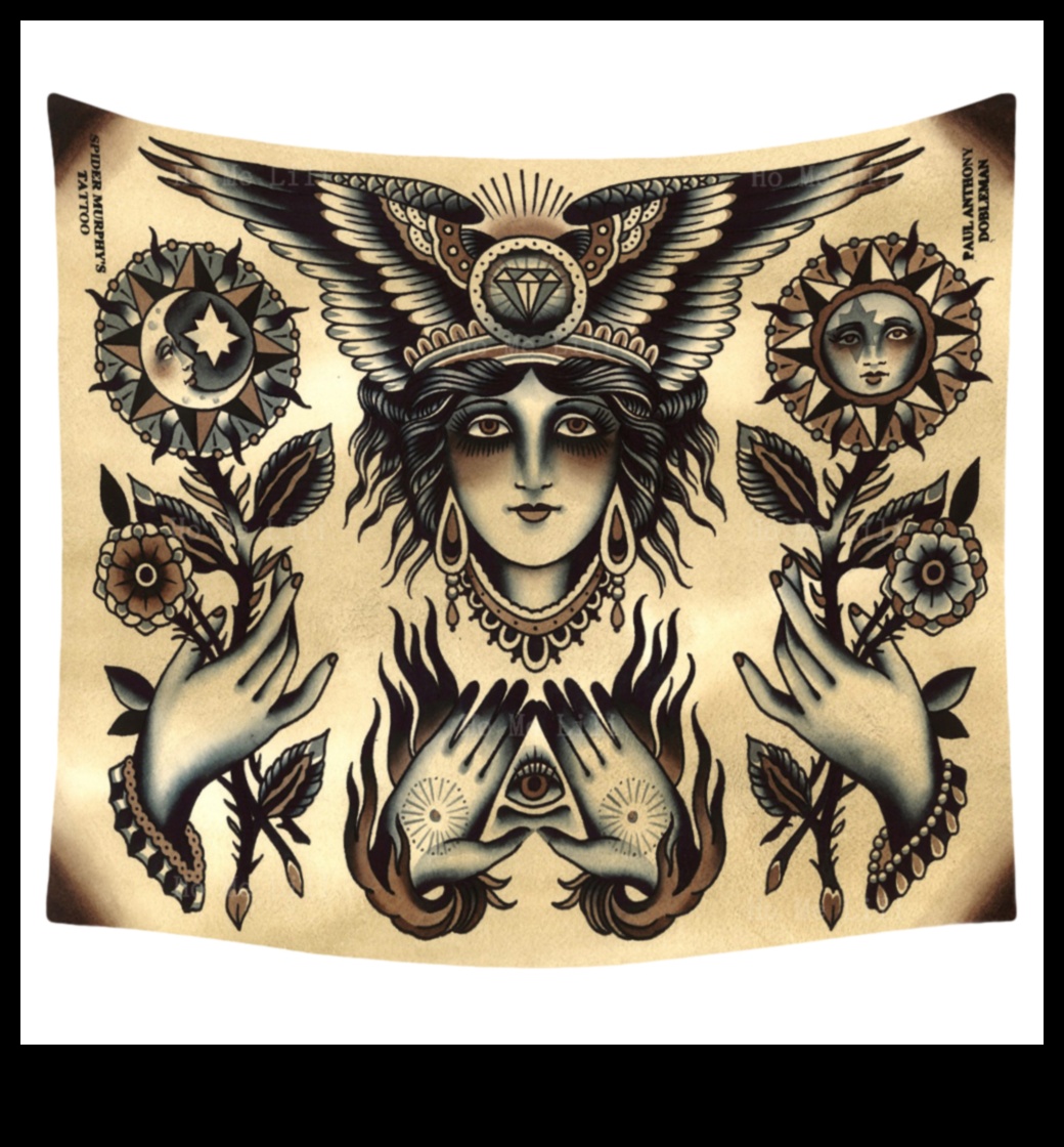 שטיח קעקועים: אריגה של סיפורים על פני הספקטרום התרבותי העולמי